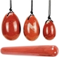 Red Jasper Egg Set