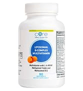 Core Med Science Liposomal Active B-Complex and Minerals Multivitamin 90 Softgels - Complete Mult...